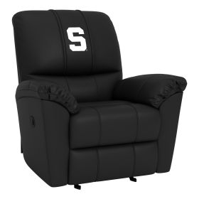 Rocker Recliner with Michigan State Spartans Secondary Logo