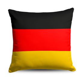 Germany Flag Throw Pillow 18x18 inches